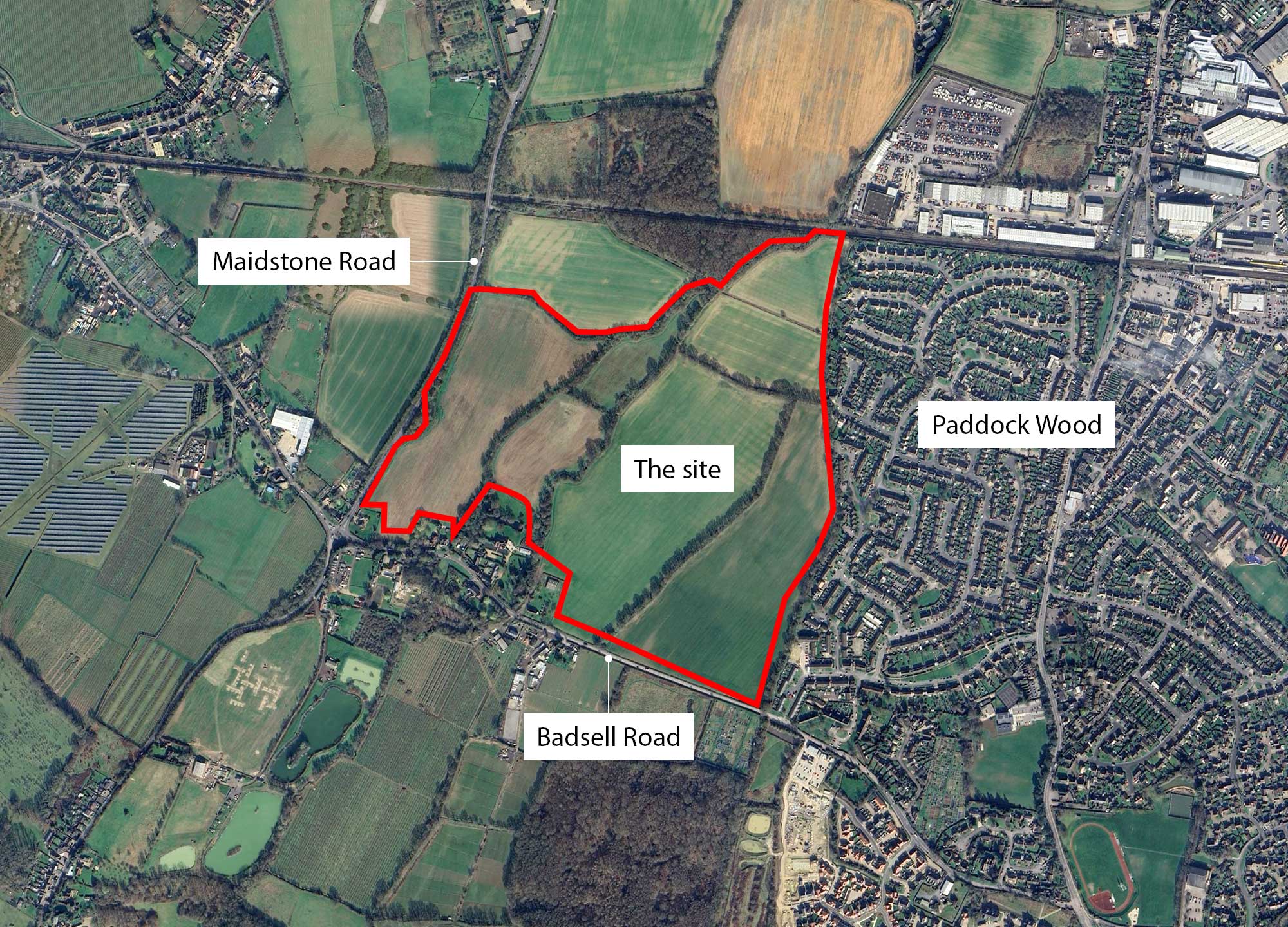 Site redline boundary